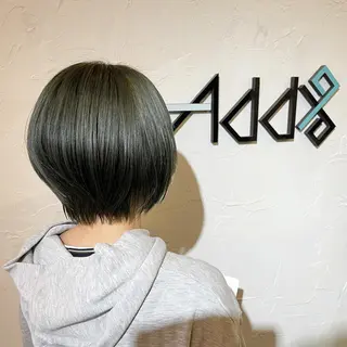 ショート カラー パーマ ヘアアレンジ Add9 柳田健登のヘアスタイル