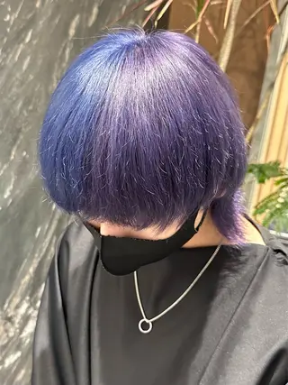 ショート メンズ salowin原宿iori所属・💋ハイトーンデザイ ンヘア💋A'nyuのヘアスタイル