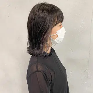 ミディアム カラー 阿田 悠士朗のヘアスタイル