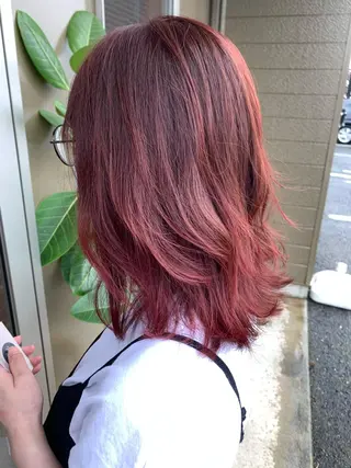 ミディアム カラー 山本 貴弘のヘアスタイル