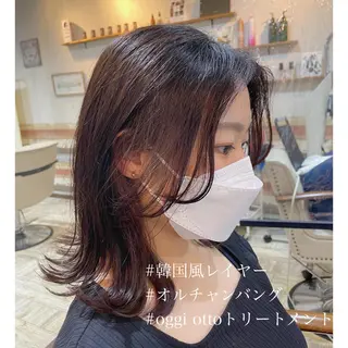 ミディアム カラー 【垢抜け大人髪】 TIARA西山のヘアスタイル