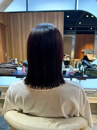 ミディアム もりやま ゆきのヘアスタイル
