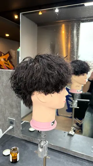 ショート メンズ kearny -men’s  parm & men's cut-錦糸町所属・永倉 迅人 /メンズカットパーマのヘアスタイル