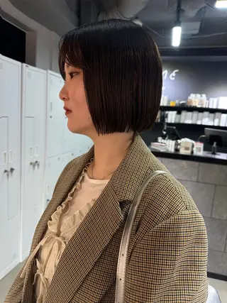 ショート カラー ボブ・レイヤー支持 No.1/Ryokiのヘアスタイル