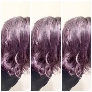 ミディアム カラー 💓シールエクステ ルミエールのヘアスタイル