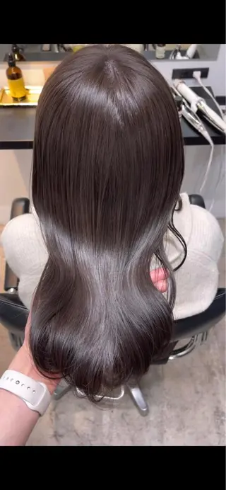 ロング カラー cie所属・ボブ/ミニボブ 透明感カラーkadoのヘアスタイル