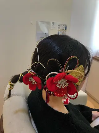 ヘアアレンジ 髪質改善春間 慶康のヘアスタイル