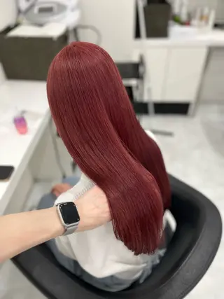 ロング カラー ダメージレスハイ トーン💖kanonのヘアスタイル