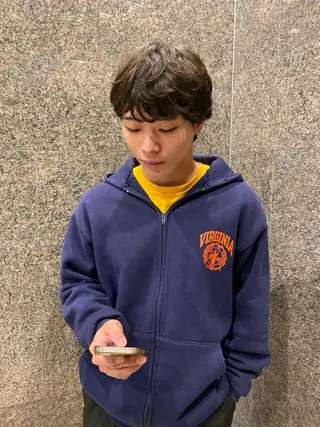 パーマ メンズ 酸性ストレート/ 髪質改善/イソヤトモのヘアスタイル