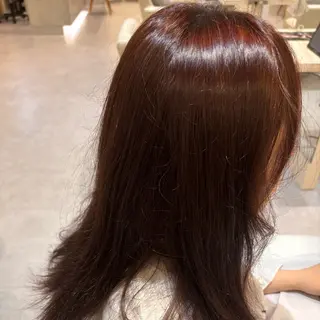 ロング はじめ/八柱/ ブリーチなしカラーのヘアスタイル