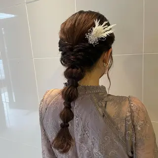 ロング ヘアアレンジ T Ayaのヘアスタイル