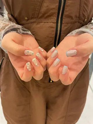 ネイル 束感まつ毛/ネイル/ LED♥KIRARAのマツエク・マツパデザイン