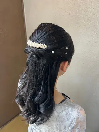 ロング ヘアアレンジ 山室 敬義のヘアスタイル