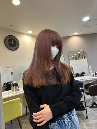セミロング Bonheur  KAWANISHI所属・ノンダメージ 🥑mikubanのヘアスタイル