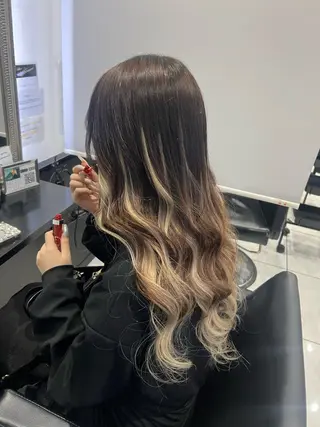 ロング YUDU🍊 germe/ジェルムのヘアスタイル