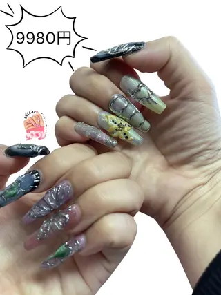 ネイル レクラ ネイルのネイルデザイン