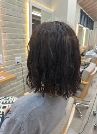 ミディアム パーマ SUNS by TRUNK所属・✄折橋 彩花🐶🍑のヘアスタイル