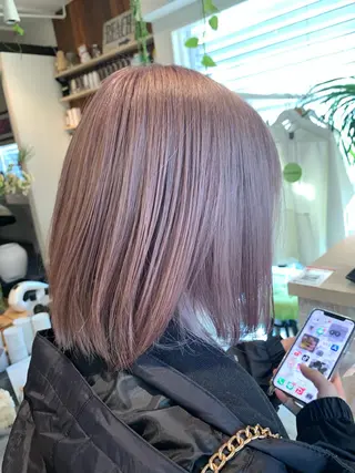 ミディアム カラー I-CON所属・髪質改善/美髪のプ口 中島みきのヘアスタイル