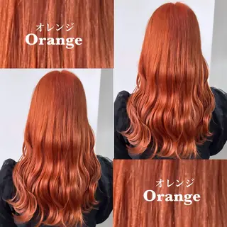 ロング カラー 杉山 彩華のヘアスタイル
