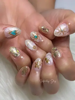 ネイル infinity skyのネイルデザイン