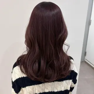 セミロング カラー yukari🌷名駅 *大人かわいい艶髪のヘアスタイル