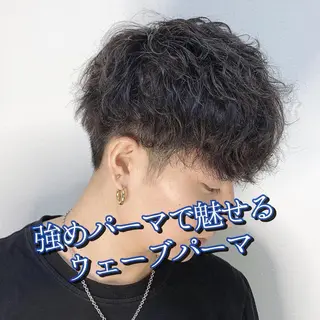 ショート カラー パーマ ヘアアレンジ メンズ キッズ マツエク・マツパ メンズ人気NO,1 Genieジーニーのヘアスタイル