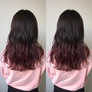 ロング カラー Hanna by W_SALONのヘアスタイル