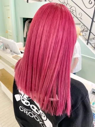 ロング 🍀ケアブリーチ カラー🍀坂井のヘアスタイル