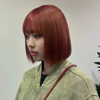 ミディアム 大久保 桃夏のヘアスタイル