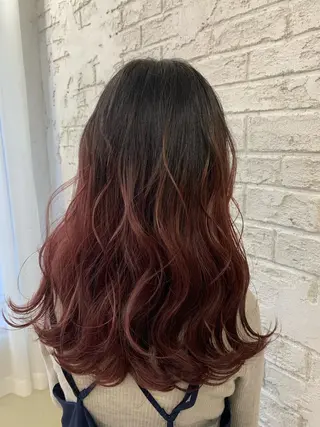 セミロング 🇺🇸ハイライト特 化美容師🇺🇸漆沢のヘアスタイル