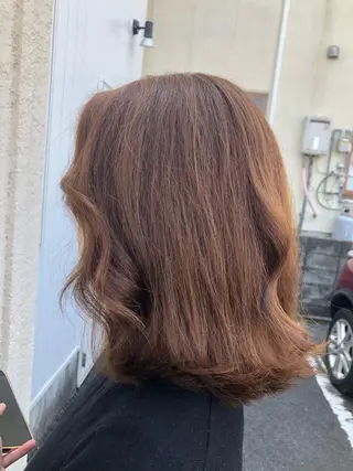 ミディアム カラー 福岡 舞のヘアスタイル