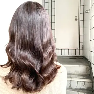 ロング カラー ✨️美髪矯正×似合わ せ艶カラー✨藤田透のヘアスタイル