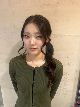 ロング ヘアメイクアップ 🎀Rina🎀💚のヘアスタイル