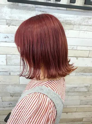 ミディアム 渋谷/ハッシュ レイヤーカット/会田のヘアスタイル