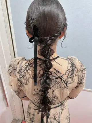 ロング ヘアアレンジ セットサロン      ラフテル所属・大阪/ヘアアレンジ /似合わせset💐のヘアスタイル