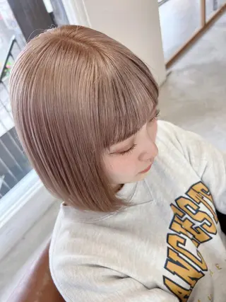 カラー 髪質改善カラー特化 ルイス奈良のヘアスタイル