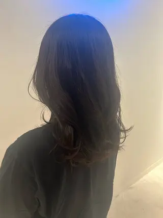 セミロング カラー 山形 紗奈のヘアスタイル