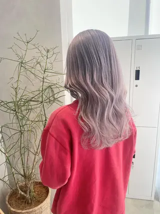 セミロング カラー 🦋レイヤーカット ミドリカワ🦋のヘアスタイル