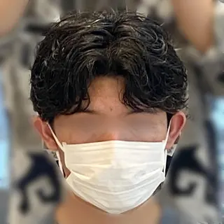パーマ メンズ メンズ縮毛矯正 ♠️店長下平隼人のヘアスタイル