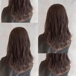 ミディアム ANDO HIKARIのヘアスタイル