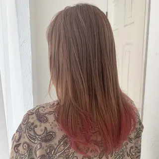 ロング カラー fio マナミのヘアスタイル