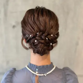セミロング ヘアアレンジ サロンエイミー伏見店所属・伴 麻彩のその他イメージ