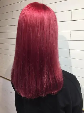 セミロング カラー トップスタイリスト 👑田添幹宜のヘアスタイル