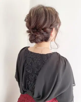 ヘアアレンジ mako🌷ミニモ 限定クーポン多数🆕のヘアスタイル