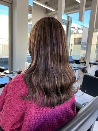 ロング カラー パーマ ヘアアレンジ キッズ ネイル マツエク・マツパ hair  mode RITZ所属・★ 里奈★のヘアスタイル