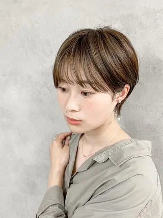 ショート カラー 🎁無料カットカラー 📷撮影モデル募集✨のヘアスタイル