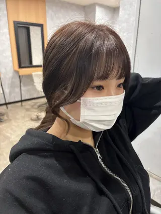 カラー La fith hair ray 札幌店所属・顔まわり/W カラー/リョウのヘアスタイル