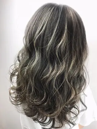 ロング カラー 酸性ストレート/ブリ ーチなし/中村 匠のヘアスタイル