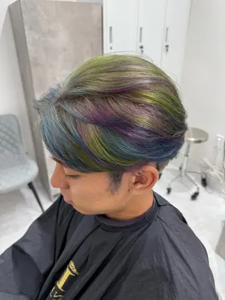 メンズ メンズバレイヤージュ ⚡️RYUTA⚡️のヘアスタイル