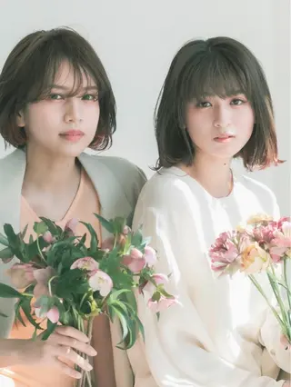 ミディアム 🪻花屋併設🪻秀島 有紀のヘアスタイル